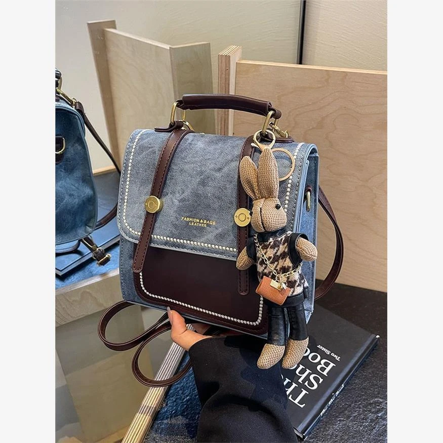 高颜值防水大包慵懒风外出旅游通勤大容量简约百搭多功能包