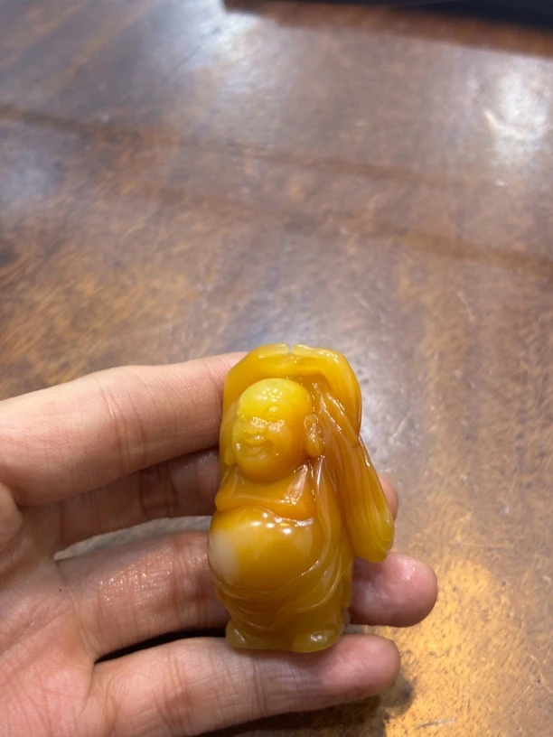 老挝石寿山石付米链接100