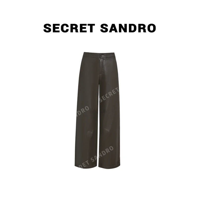 【皮裤】Secret Sandro 鸥纪儿 休闲裤 K64213383R