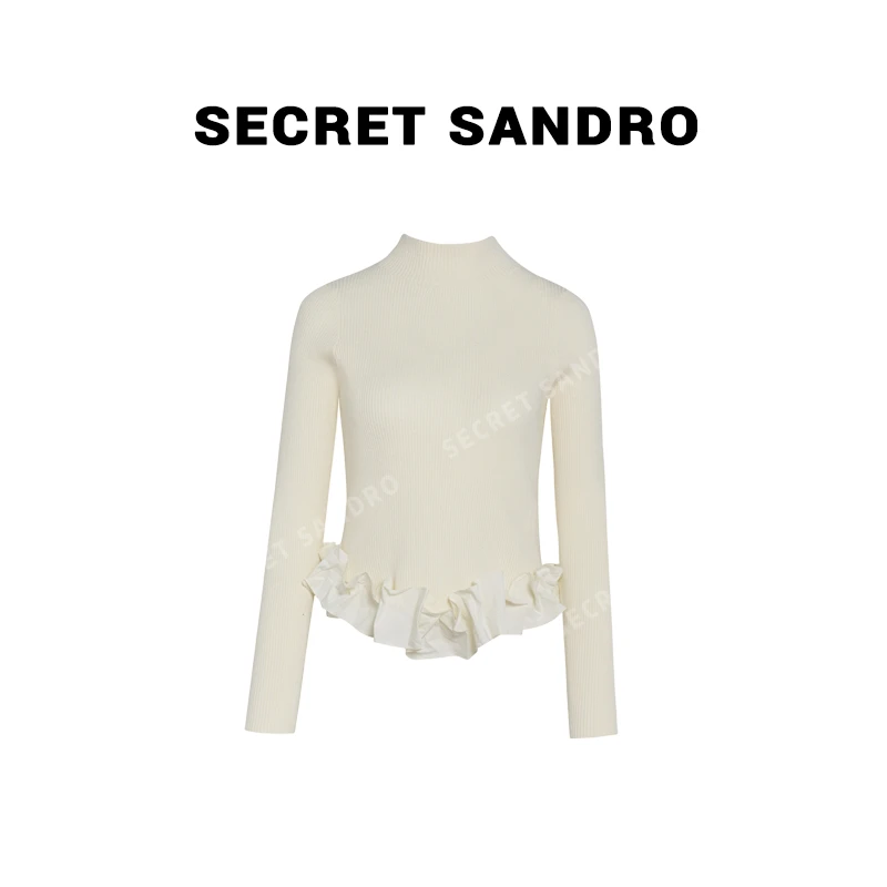 【天鹅】Secret Sandro 鸥纪儿 毛针织衫 M84293141R