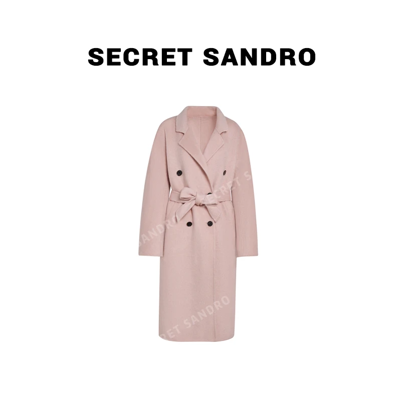 【粉大衣】Secret Sandro 楚楚 毛呢外套 V84200209R