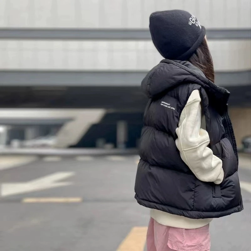 【品牌】泰迪伙伴儿童棉马甲秋冬外穿连帽加厚马甲男女中童小中