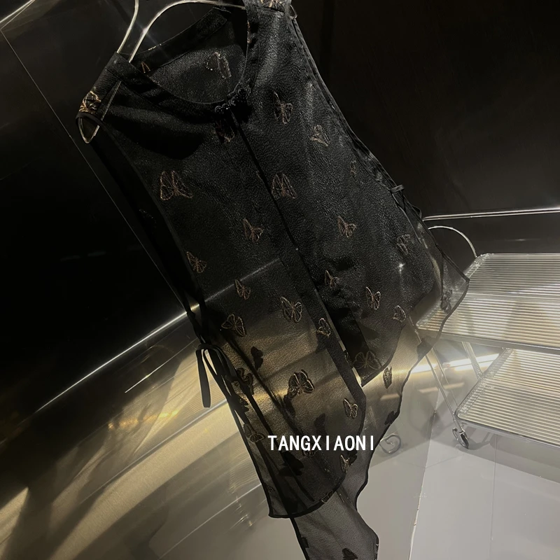 2号店渠道货 腔调调【镶金蝶】刺绣重磅马甲