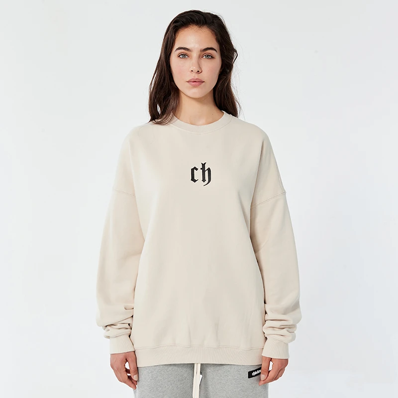 CHINISM CH重磅质感卫衣休闲百搭宽松春季圆领运动D1106