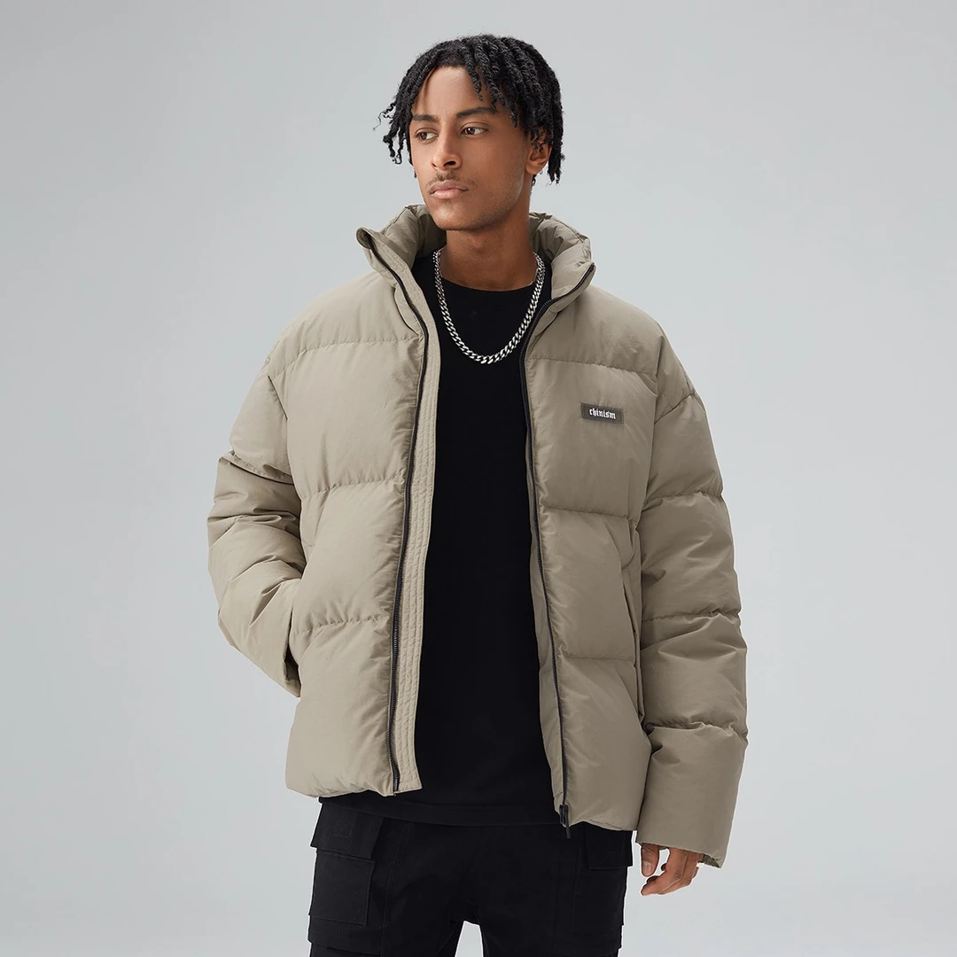 CHINISM CH鸭绒基础款羽绒服冬季美式高街立领保暖外套2011