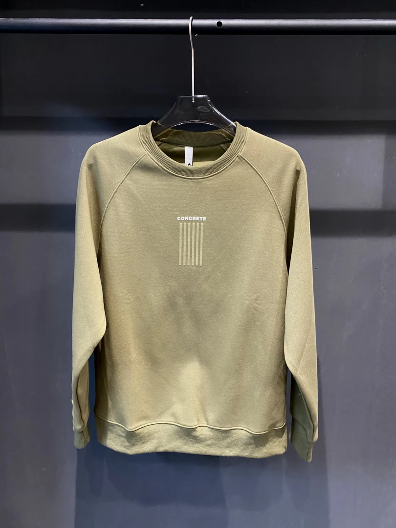 【断码特清】24年秋冬时尚百搭男士卫衣休闲简约圆领潮流纯色拼接