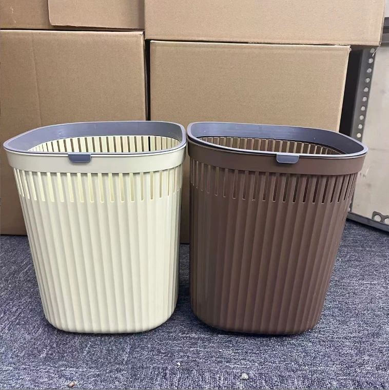 卧室客厅通用垃圾桶【颜色随机】【小型】【2个】