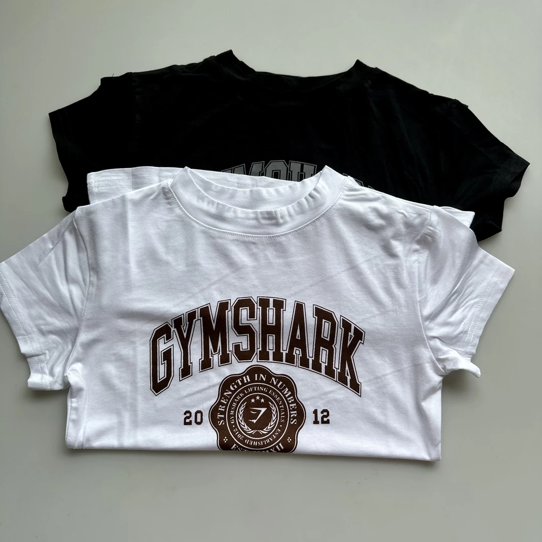 美式运动短袖女速干透气健身瑜伽上衣弹力休闲