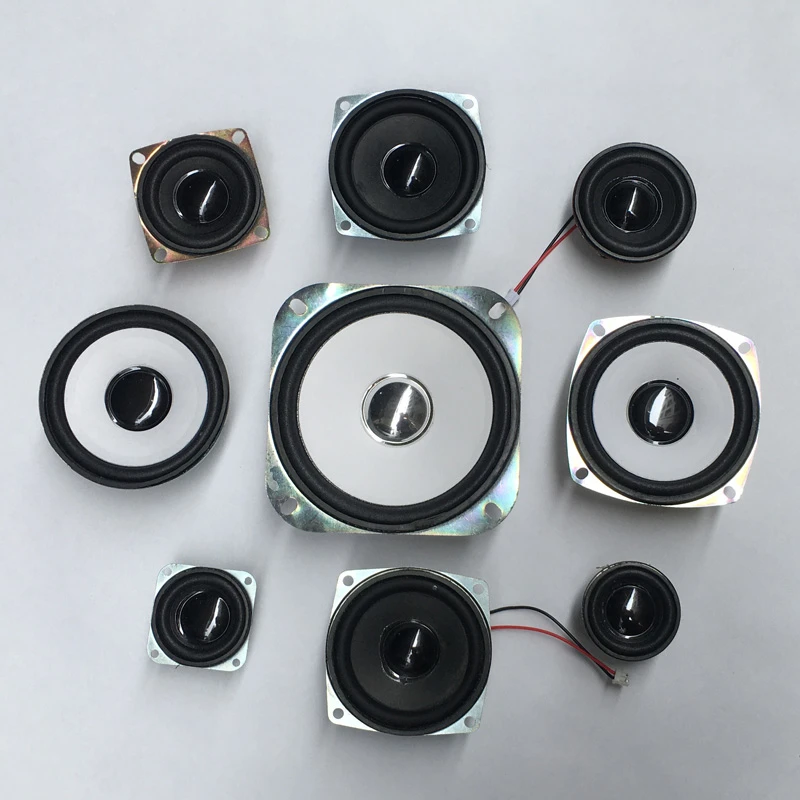 小喇叭扬声器音响1.5寸2寸2.5寸3寸4寸圆形方形2欧4欧3W5W小音箱