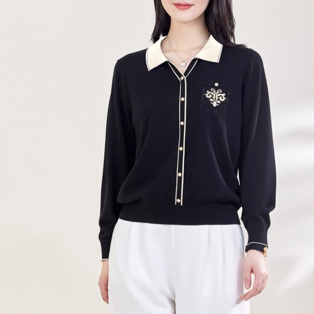 蒂薇娅女装高档天丝天丝16352洋气时尚