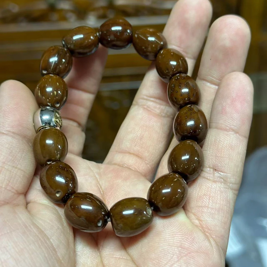 【上新了故宫】【D179】紫金鼠水滴珠1.0搭配单圈手串