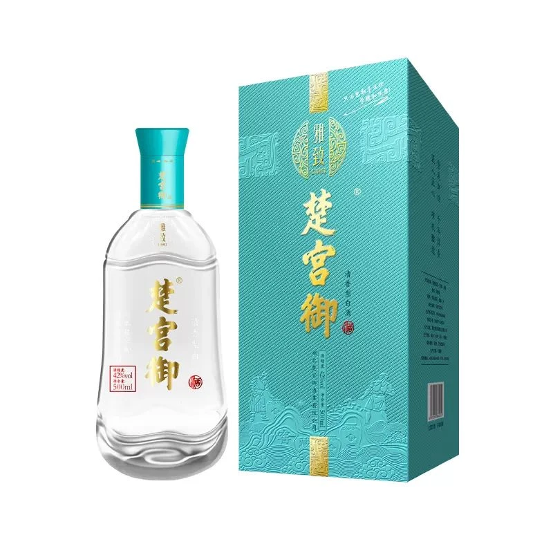 楚宫御楚宫御雅致清纯白酒42°固态纯粮清香型白酒42度500