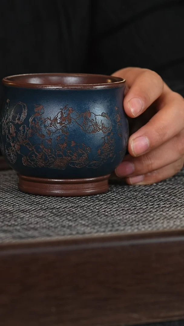 【闪购商品】紫砂茶壶百子主人杯