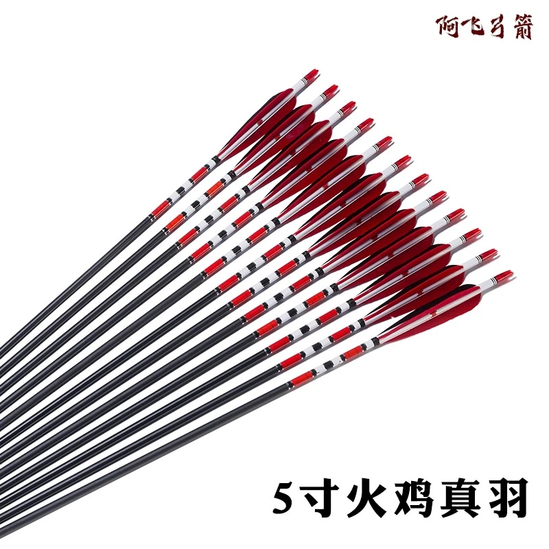 阿飞真羽混碳箭纯碳箭