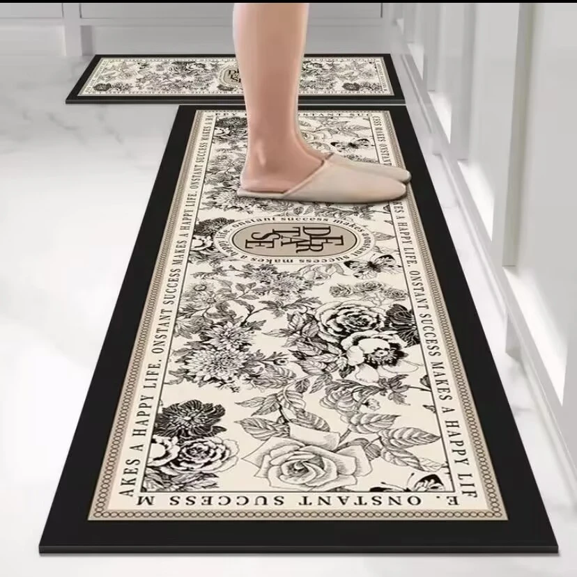 家用硅藻泥厨房吸油卧室吸水防滑垫卫生间浴室防滑地垫入户门垫