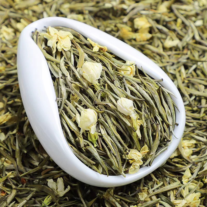 新茶 茉莉花茶（蒙顶飘雪）浓香水甜125克 罐装 包邮
