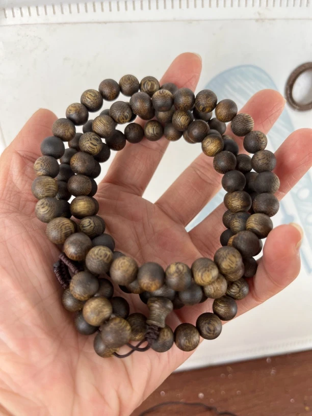 奇楠沉香多圈手串08*108颗珠子多样性发1