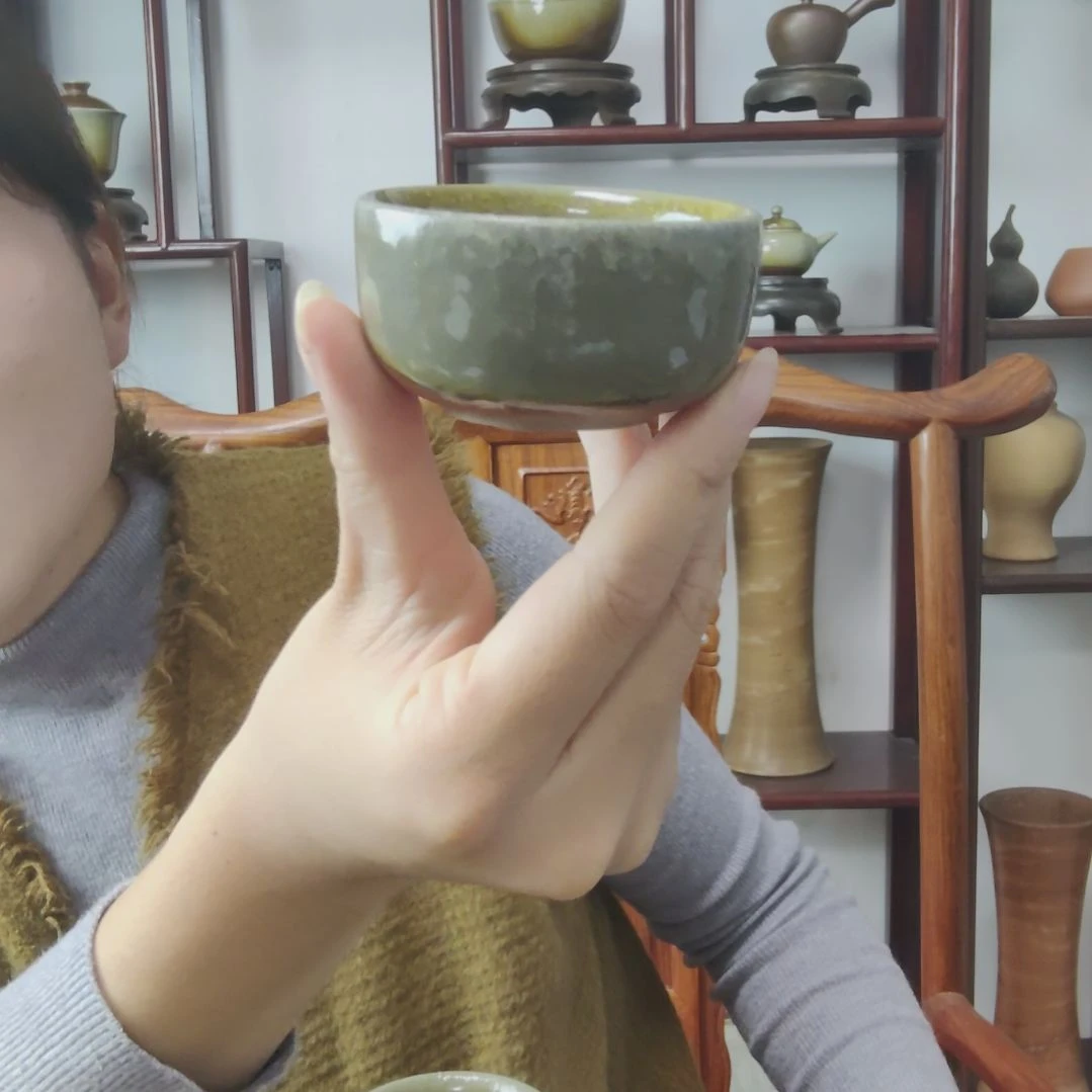 五色土柴烧儒陶茶宠