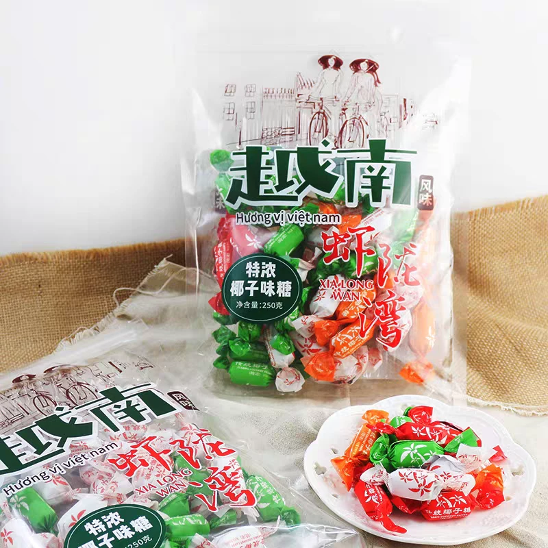 越南虾陇湾传统椰子糖网红爆款儿童零食小吃休闲食品节日礼品糖果