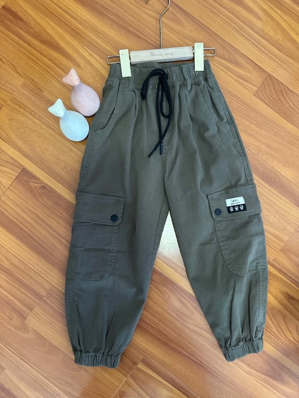 侧口袋工装裤休闲裤