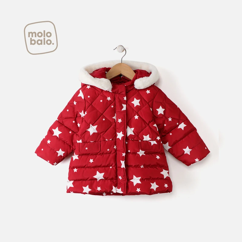 麦拉贝拉婴幼儿宝宝羽绒保暖冬季可爱风羽绒服