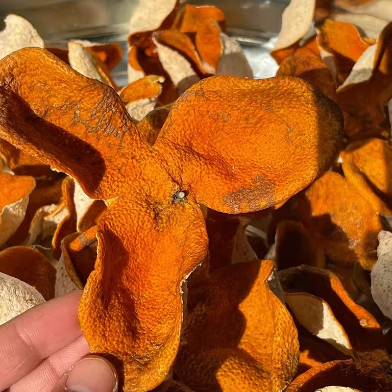 《东甲大红断皮》2024年正宗大红皮干仓圈枝老树柑皮自然生晒农家皮