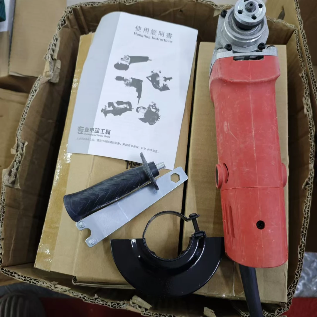 【1】（颜色随机发）角磨机家用款多功插电款手持便携式大功率电动