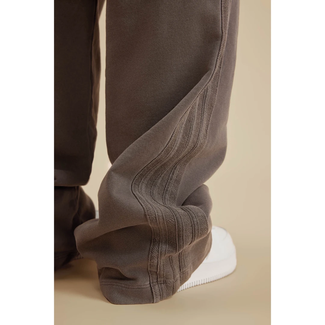 WetGrade450G重磅水洗长裤秋美式vintage宽松毛圈坠感直筒裤男女