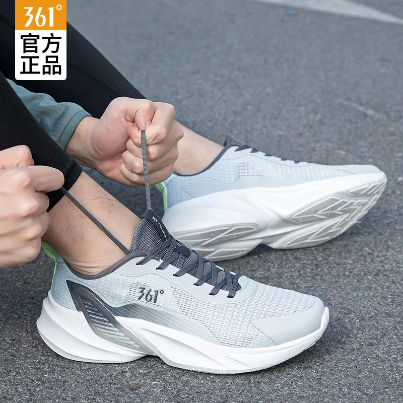 361°运动鞋男鞋秋冬新款跑步鞋轻质透气网面跑鞋软底轻便男鞋