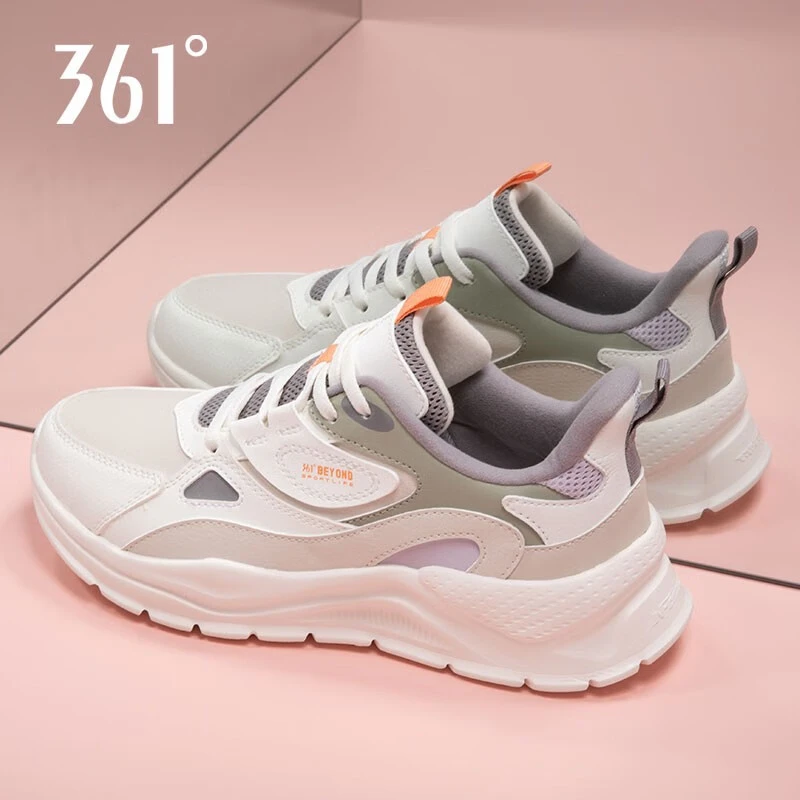 361女鞋运动鞋跑步鞋秋季皮面耐磨慢跑鞋软底舒适百搭防滑时尚