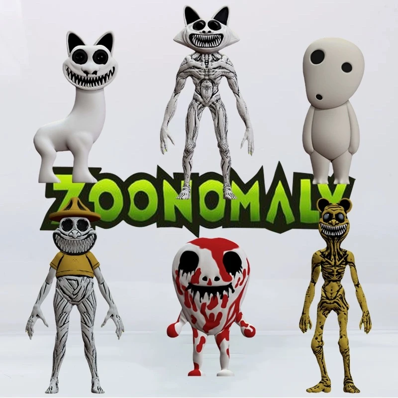 畸形动物园Zoonomaly游戏周边公仔手办管理员羊驼大眼猫模型玩具
