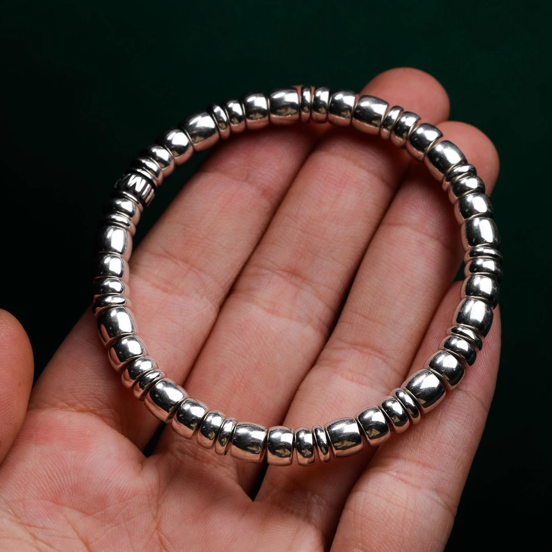 925银银制品 6mm银河碎片手串