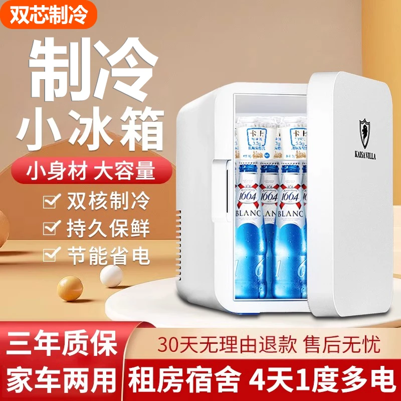 制冷小冰箱家用单人mini冷藏母乳一人小冰柜车载小型学生宿舍专用