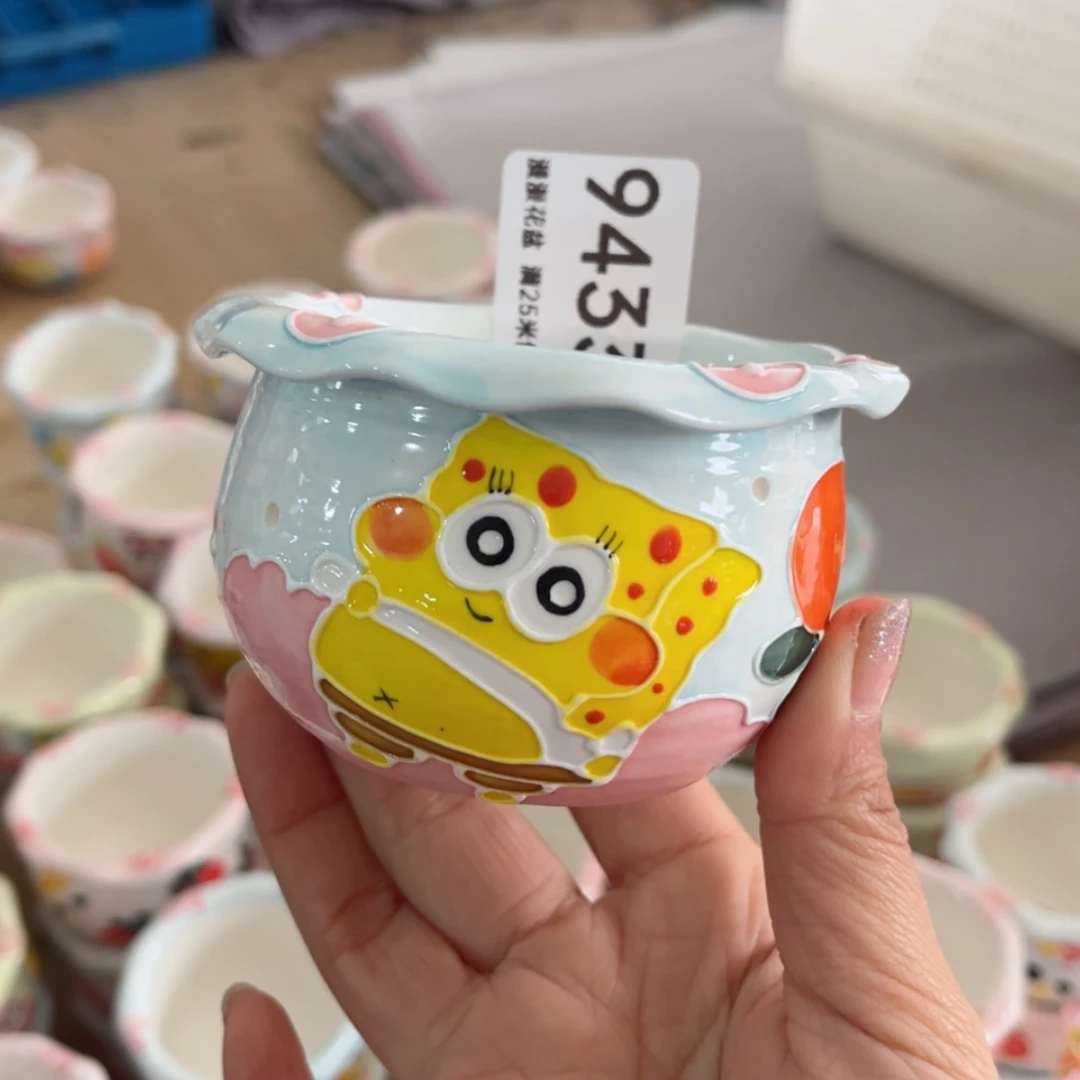 【闪购商品】瓷盆瑕9433