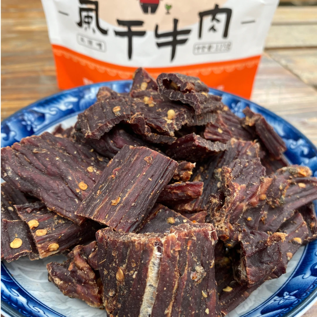 高城鹏飞理塘风干牛肉干切块不含防腐剂