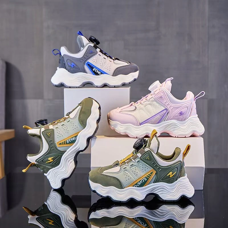 儿童春秋季皮面时尚缓震百搭运动鞋891码26-37