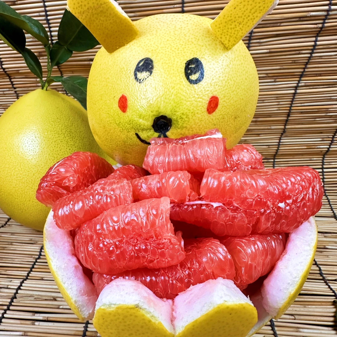 Y高山种植红心蜜柚9-10斤 皮薄多汁肉厚 新鲜采摘酸甜浓郁爆汁