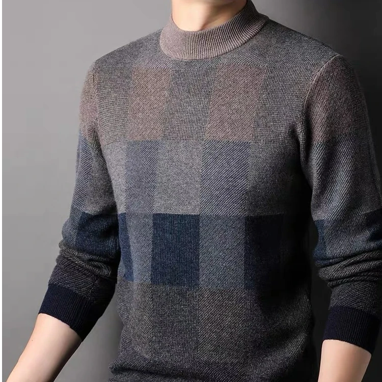 151-200中老年毛衣针织衫男士时尚休闲百搭保暖秋冬冬季