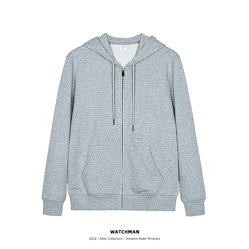 2025百搭春季带帽连帽ol夏季薄款连帽卫衣男拉链加绒秋冬上衣开衫