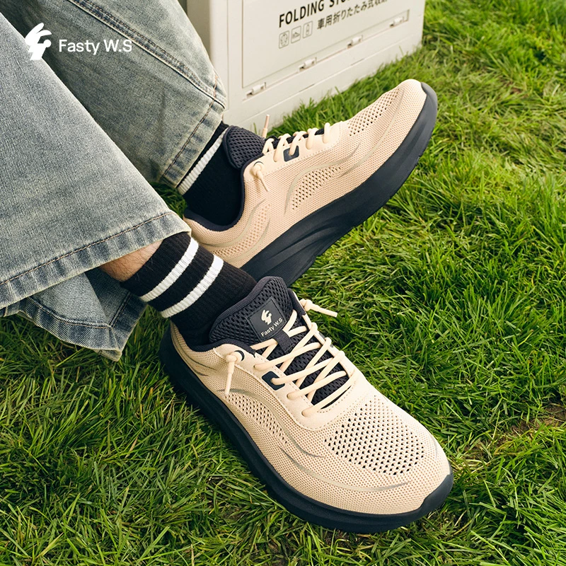 Fasty W.s兔子鞋夏季新款懒人轻运动鞋软底休闲透气男女百搭