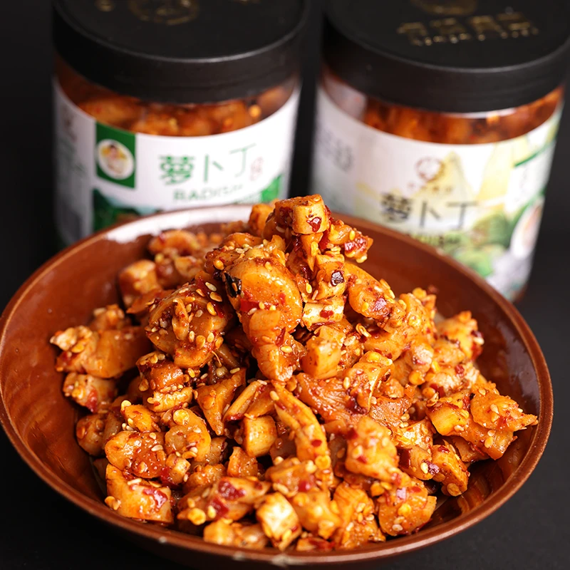 卡妈萝卜干贵州特产麻辣下饭菜腌菜榨菜泡菜脆萝卜瓶装正宗萝卜丁