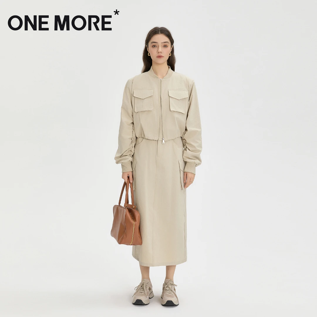 ONE MORE*流行时尚女装休闲外套半身裙气质两件套装女 DYT23L6053