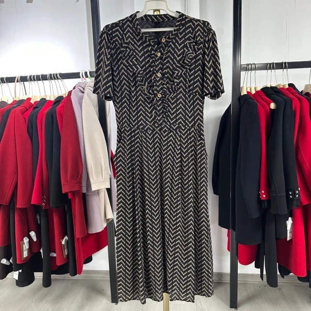 【JX668网纱连衣裙】麦多多专属显瘦气质时尚女士中长款轻奢百搭