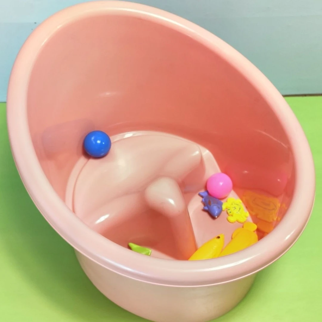 【为宝宝设计的洗澡桶】家用婴儿沐浴桶 加厚加大耐摔可坐浴泡澡盆