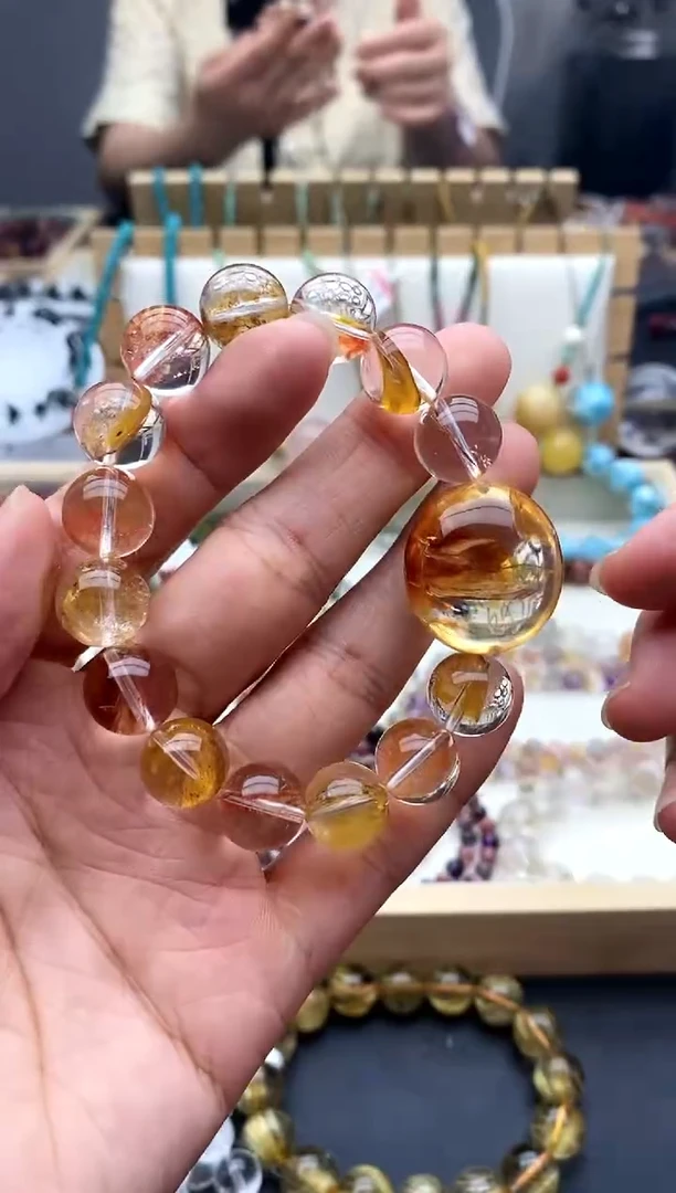 【闪购商品】水晶手链未镶嵌锦鲤胶花