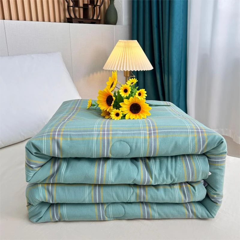 良品绘【洛克系列冬被】A全棉水洗棉冬被保暖保温加厚单人学生舒适A