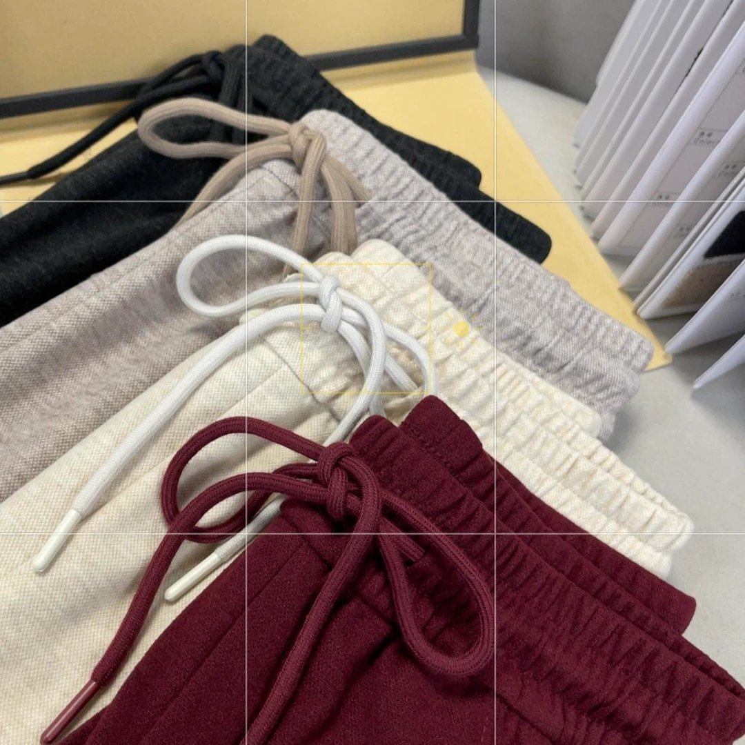 显瘦新款云朵紫薇阔腿裤垂感直筒裤高腰休闲秋冬款