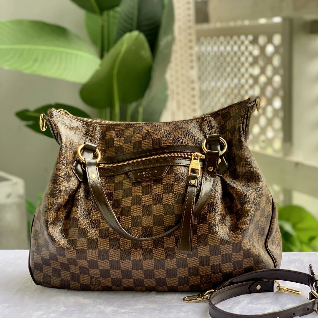 95新 LouisVuitton/路易威登 斜挎包 lv 棋盘格斜挎包