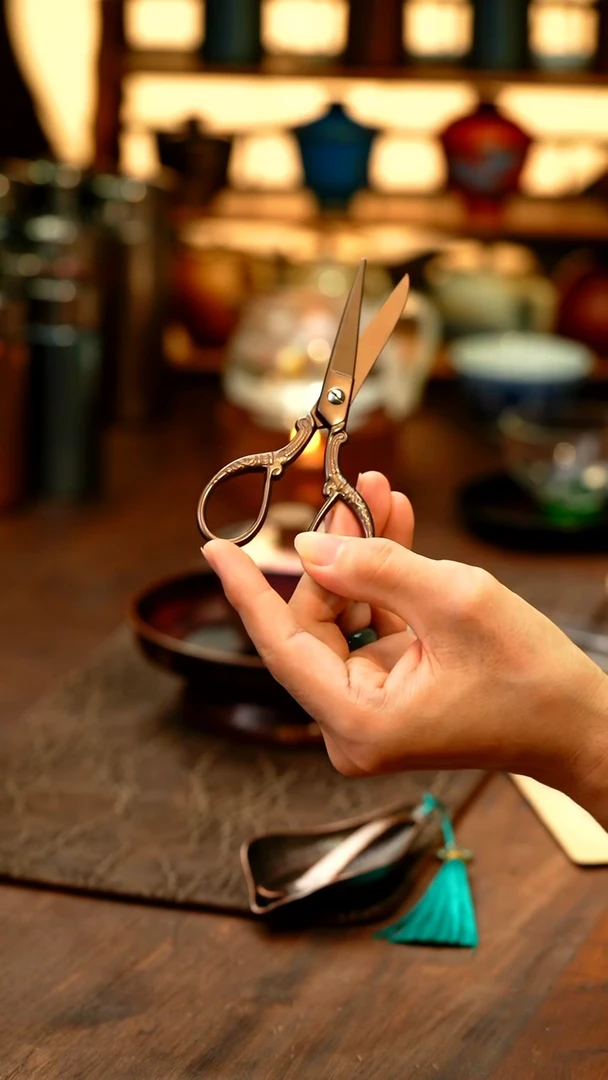 【闪购商品】复古凤剪/茶叶剪链接