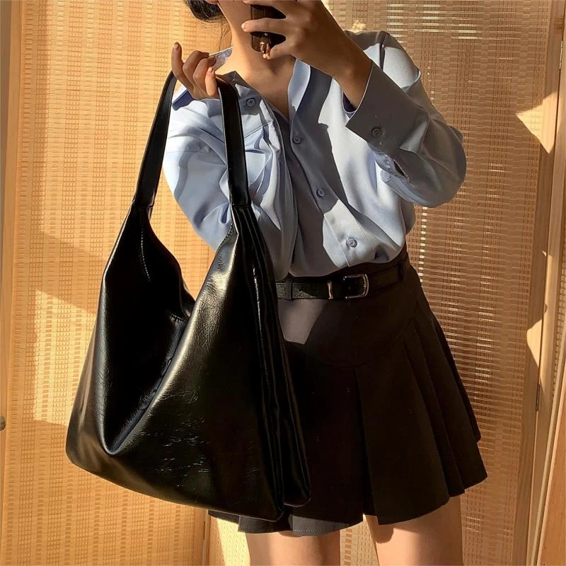 包包女2022秋冬新款休闲大容量托特包高级质感单肩手提腋下通勤包